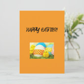 Grußkarte für Ostern Feiertagskarte (Stehend Vorderseite)
