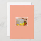 Grußkarte für Ostern Feiertagskarte (Vorne/Hinten)