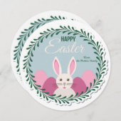 Grußkarte für Ostern Feiertagskarte (Vorne/Hinten)