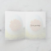 Grußkarte für Ostern Feiertagskarte (Innenseite)