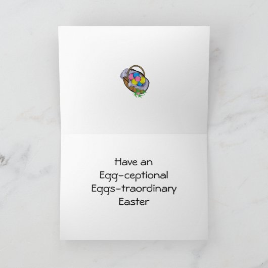 Grußkarte für Ostern Feiertagskarte (Innenseite)