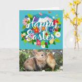 Grußkarte für Ostern Karte (Gelbe Blume)