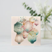 Grußkarte für Papierfenster Feiertagskarte (Stehend Vorderseite)