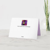 Grußkarte für Party Karte (Rückseite)