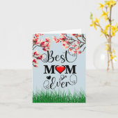 Grußkarte für personalisierte Mutter Karte (Gelbe Blume)