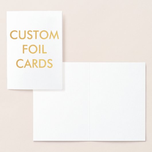 Grußkarte für Personalisiertes Gold Fohlen Folienkarte (Anzeige)