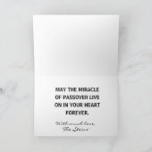 Grußkarte für Pessach-Word Karte (Innenseite)