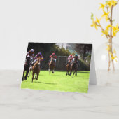 Grußkarte für Pferde Karte (Gelbe Blume)