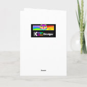 Grußkarte für Pferde und Beförderung Karte (Rückseite)