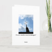 Grußkarte für religiöse Beileid Karte (Rückseite)