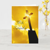 Grußkarte für religiöse Beileid Karte (Gelbe Blume)