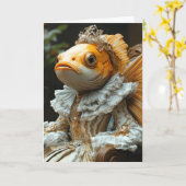 Grußkarte für Royal Fish Karte (Gelbe Blume)