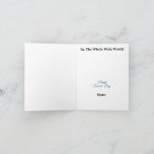 Grußkarte für schwarze Frauen Karte (Innenseite)