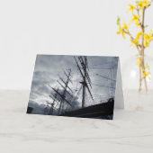 Grußkarte für Segelschiffe Karte (Gelbe Blume)