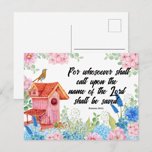 Grußkarte für Skripte Postkarte (Vorne/Hinten)