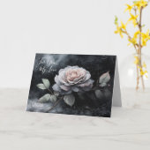 Grußkarte für Spike Web und Rose Karte (Gelbe Blume)