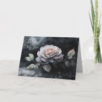 Grußkarte für Spike Web und Rose