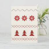 Grußkarte für Strick Feiertagskarte (Stehend Vorderseite)