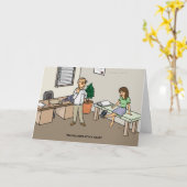 Grußkarte für Stuck Karte (Gelbe Blume)