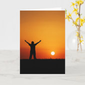 Grußkarte für Sunset Karte (Gelbe Blume)