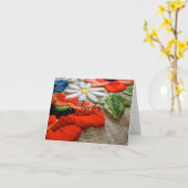 Grußkarte für Tapisserie Karte (Gelbe Blume)