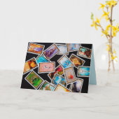 Grußkarte für Tarots Karte (Gelbe Blume)