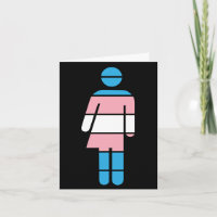Grußkarte für Transgender
