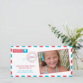 Grußkarte für tropische Luftpost Feiertagskarte (Stehend Vorderseite)