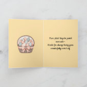 Grußkarte für ungerade Eier Karte (Innenseite)