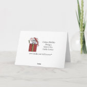 Grußkarte für Urlaubsmäuse Feiertagskarte (Rückseite)