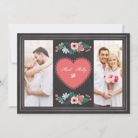 Grußkarte für Valentinstag Feiertagskarte (Vorderseite)