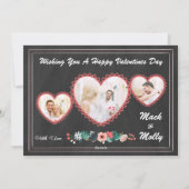 Grußkarte für Valentinstag Feiertagskarte (Rückseite)