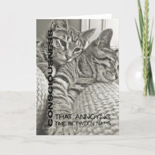 Grußkarte für vierzig WINKS Dankeskarte