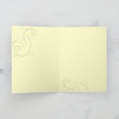 Grußkarte für Vintage Fee Karte (Innenseite)