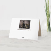 Grußkarte für Vintage Kameras Karte (Rückseite)