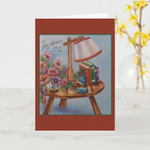 Grußkarte für Vintage Mutter Karte (Gelbe Blume)