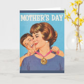 Grußkarte für Vintage Mutter Karte (Gelbe Blume)