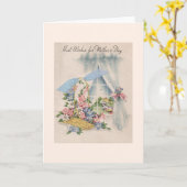 Grußkarte für Vintage Mutter Karte (Gelbe Blume)