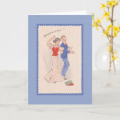 Grußkarte für Vintagen Abschluss Karte (Gelbe Blume)