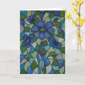 Grußkarte für Wasserfarben Karte (Gelbe Blume)