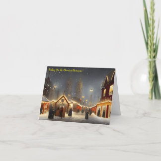 Grußkarte für Weihnachten