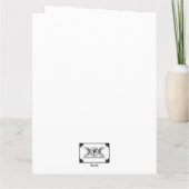 Grußkarte für Weihnachten Winter Solstice Dankeskarte (Rückseite)