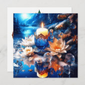 Grußkarte für WeihnachtsAdvent (Vorne/Hinten)