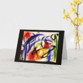 Grußkarte für Weltraumreisen Karte (Gelbe Blume)