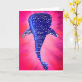 Grußkarte für Whale Karte (Gelbe Blume)