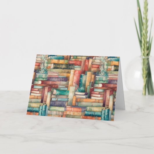 Grußkarte für Whimsical Books Dankeskarte (Vorderseite)