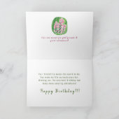 Grußkarte für Wüstenqualle Karte (Innenseite)