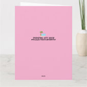 Grußkarte für ZEHN ODER WENIG MÄDCHEN Karte (Rückseite)