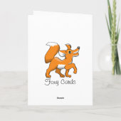 Grußkarte für zeitgemäßes Design Karte (Rückseite)