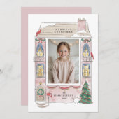 Grußkarte für Zuhause-Rahmen Feiertagskarte (Vorne/Hinten)